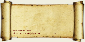 Rumena Srejić vizit kartica